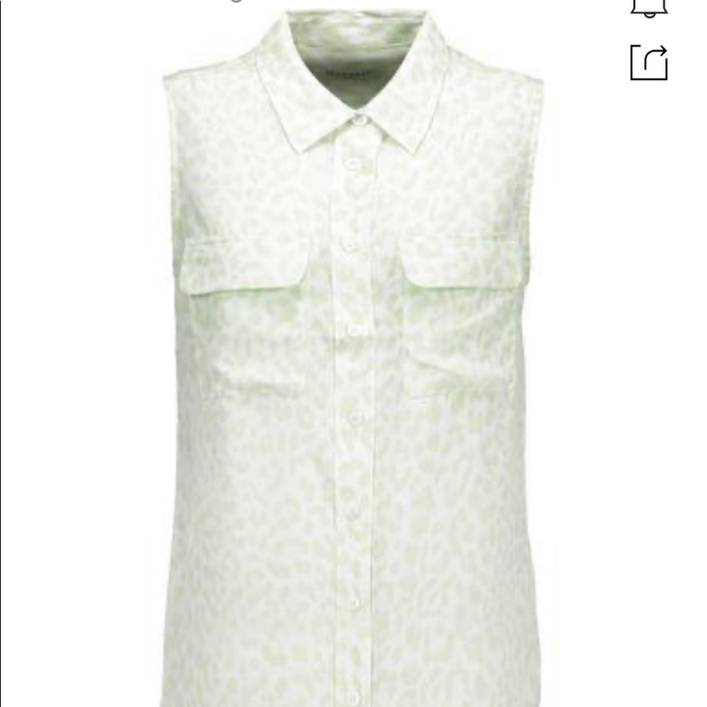 Equipment Woman Leopard Print Silk Blouse